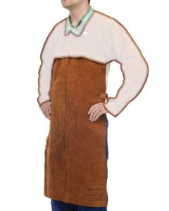 *Keevitaja nahkjaki esiosa L=71cm, B=56cm, pruun, Weldas