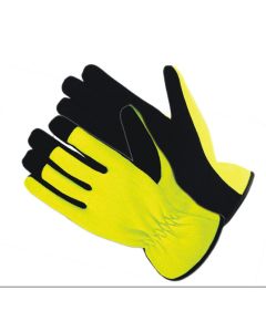 Sõrmik kunstnahk kollane/must nr.11 (XXL)