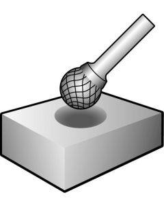 Kõvasulamfrees /Alum./ KERA 10x9/6mm