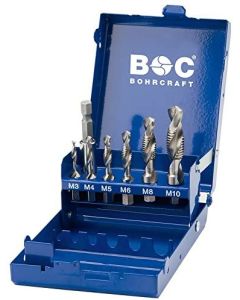 Keermepuuride kombi-3 kompl. M3-M10 1/4 saba HSS-G