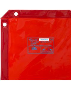 Welding screen, red 1,74x1,74m